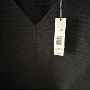 NWT Black 3/4 Length Ribbed Sweater